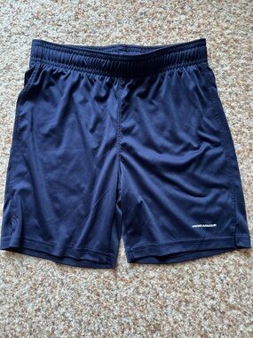 Under Armour Boy’s Navy Athletic Training Shorts